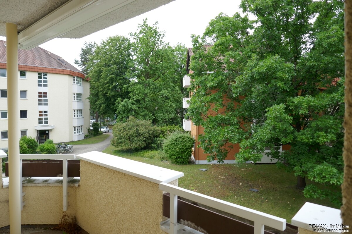 Aussicht vom Balkon