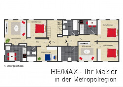 Grundriss 1. Obergeschoss