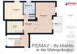 Grundriss Dachgeschosswohnung