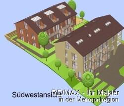 Visualisierung Südwestansicht