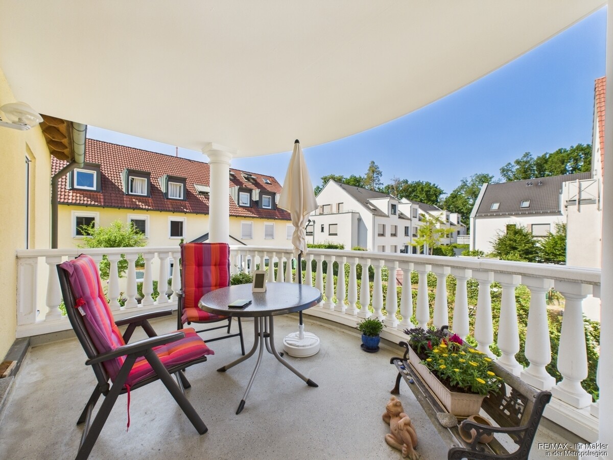 Süd-West Balkon