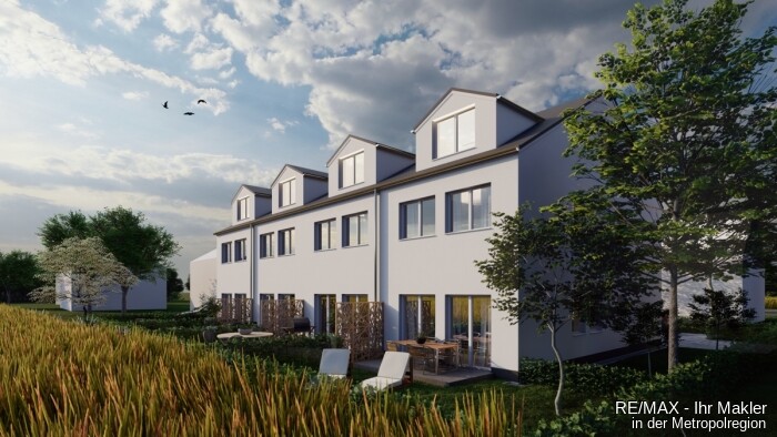 Ruhige Terrasse mit Sichtschutz