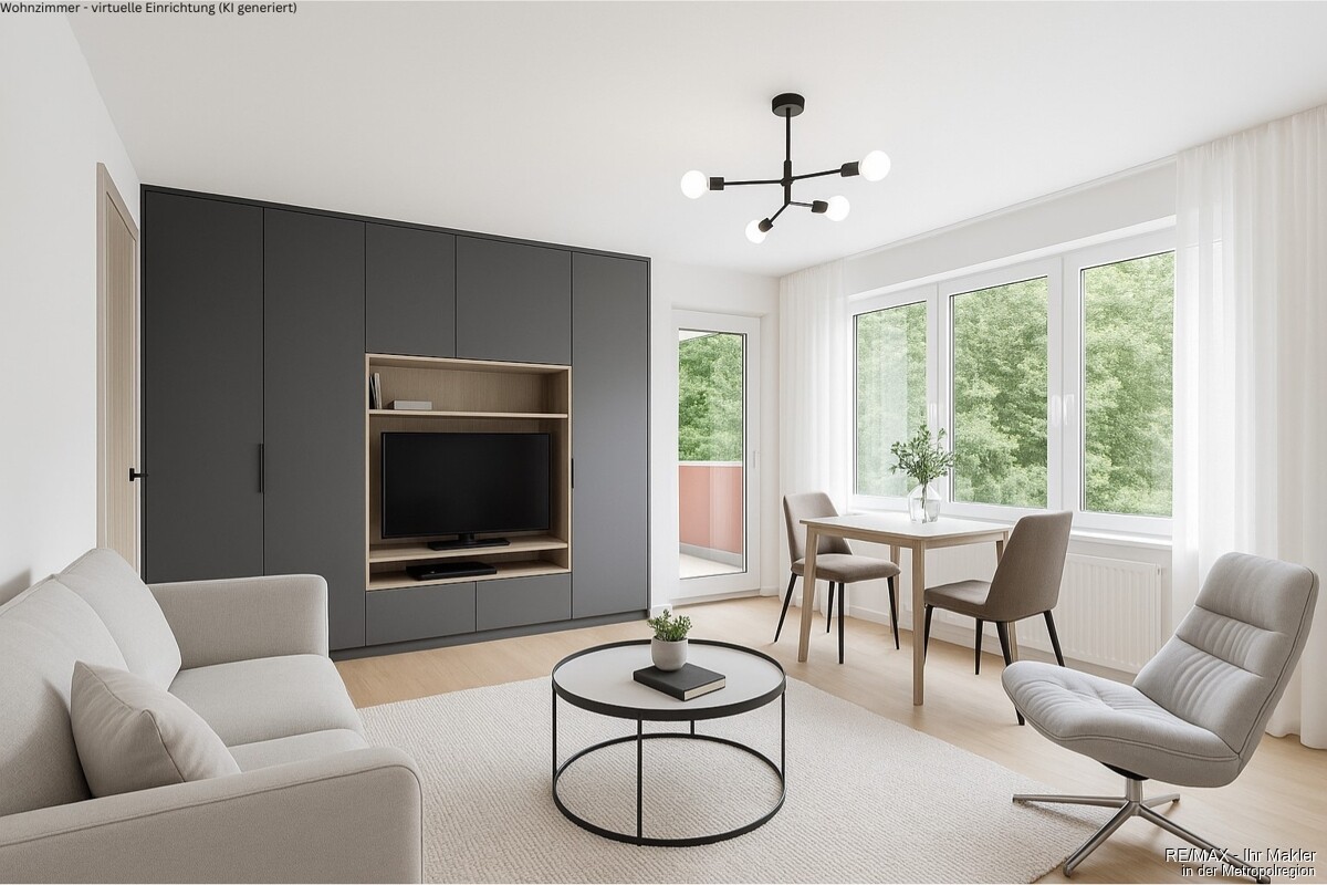 KI Visualisierung Wohnzimmer