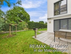 Terrasse mit el. Markisse