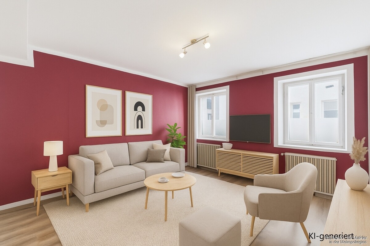 Wohnzimmer - KI-Beispielbild