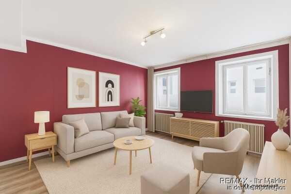 Wohnzimmer - KI-Beispielbild