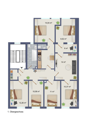 Grundriss Wohnung