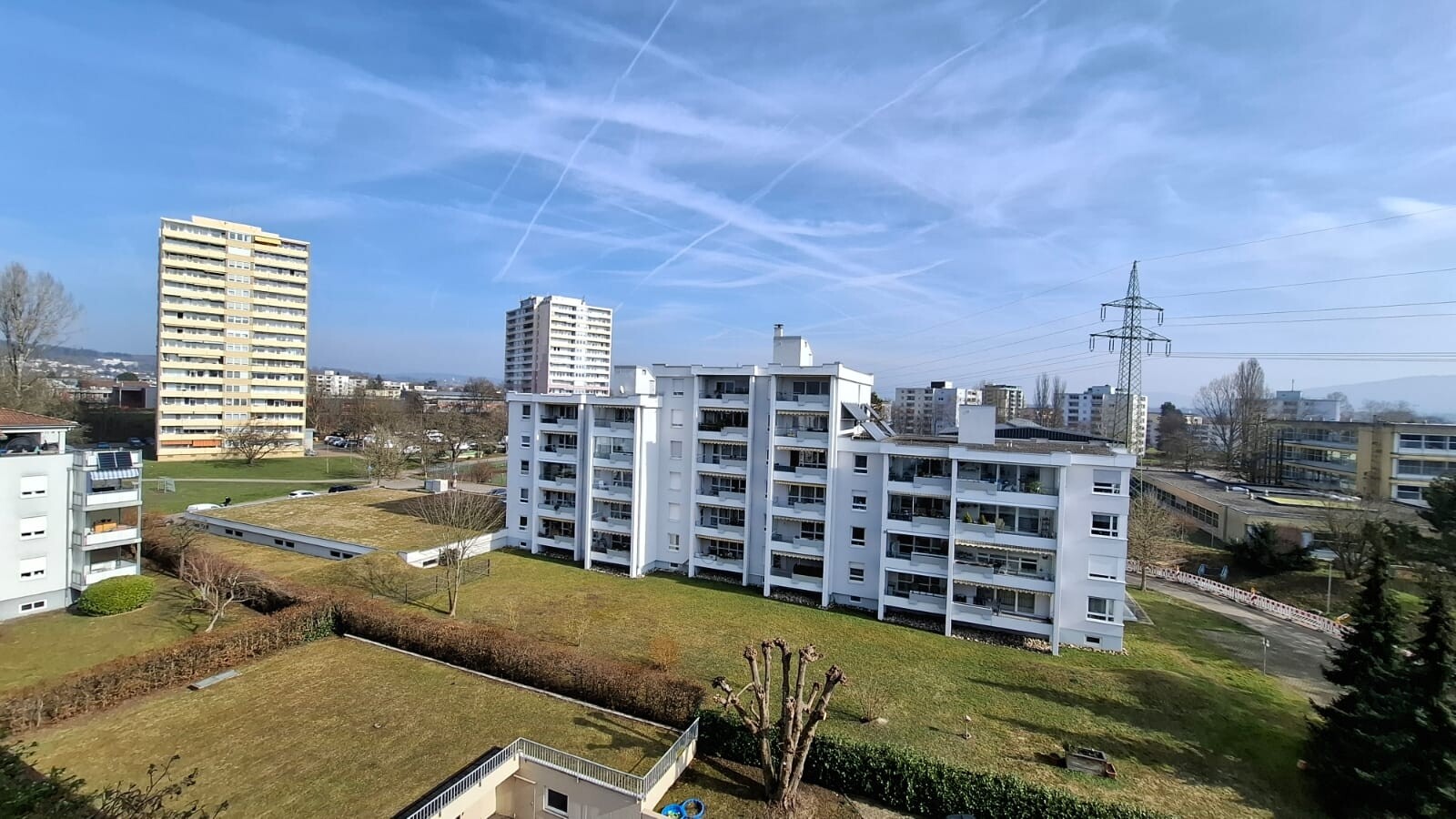 Aussicht vom Balkon