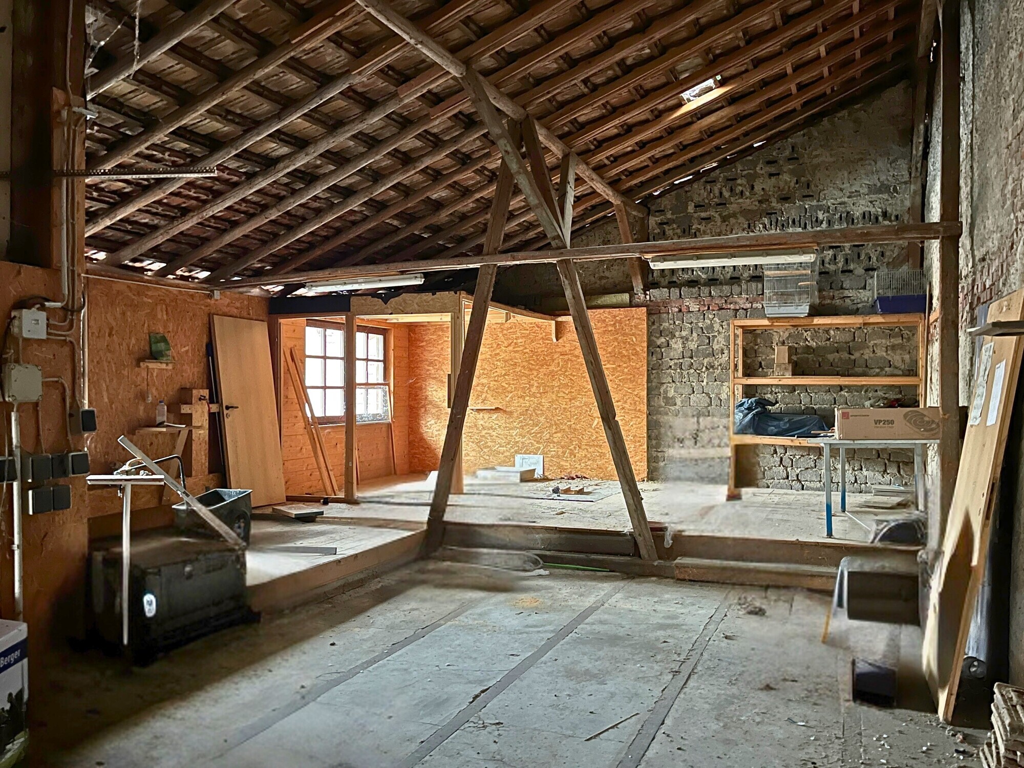 Dachboden der Scheune
