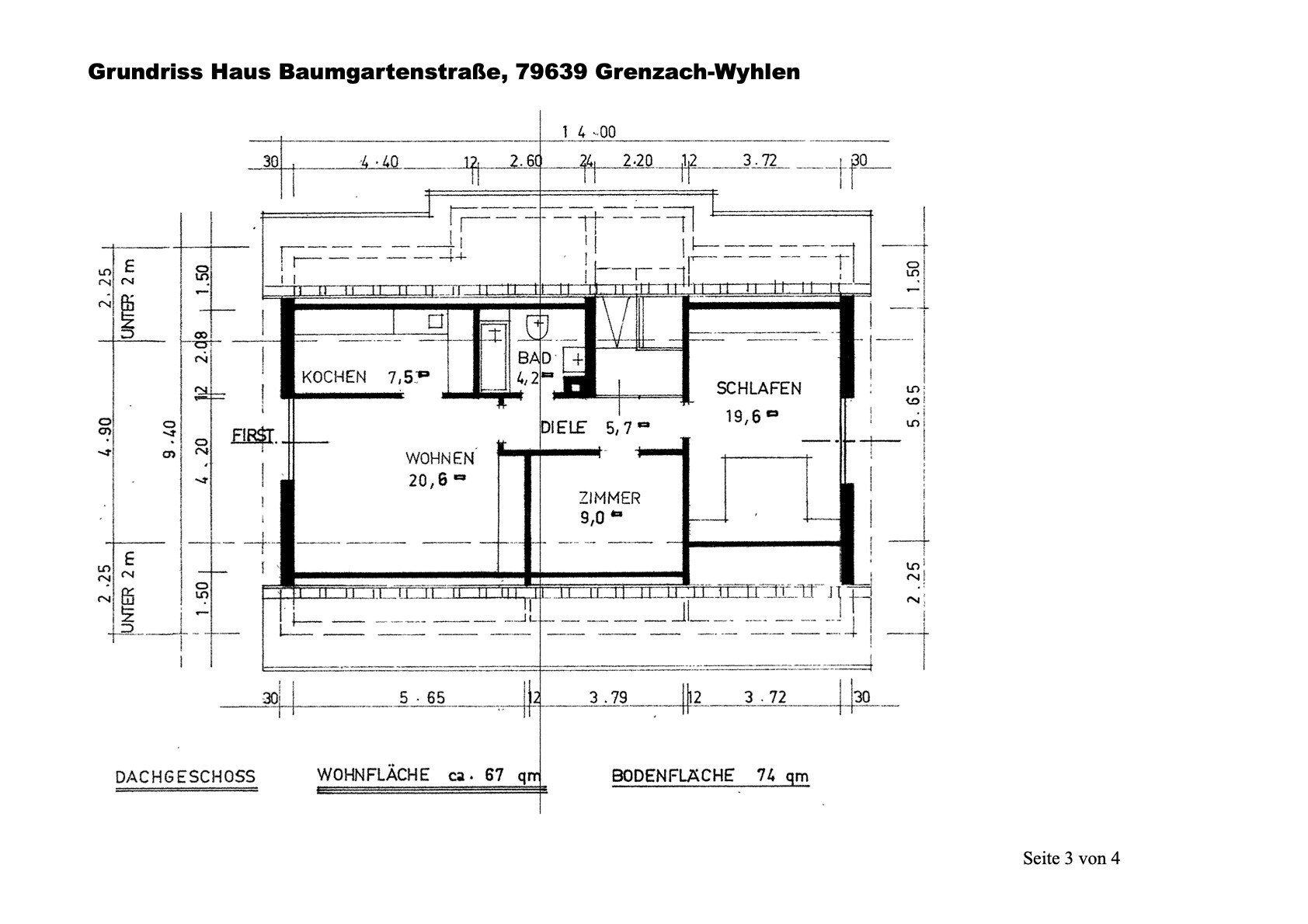 Grundriss Haus BGS A4q.3