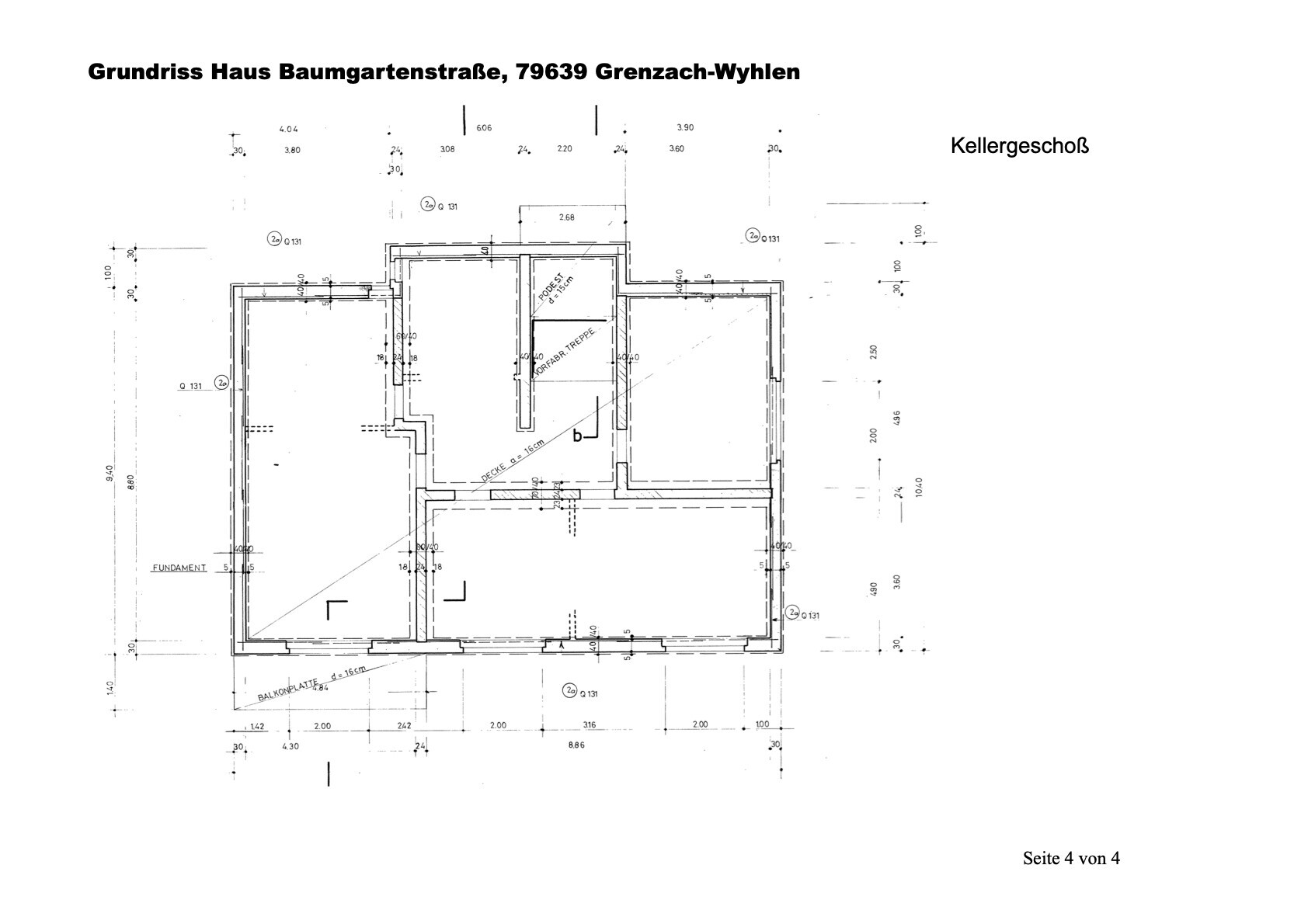 Grundriss Haus BGS A4q.4