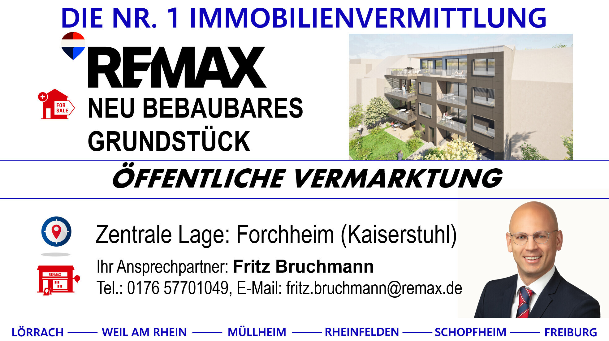 IHRE CHANCE IN FORCHHEIM (KAISERSTUHL)!