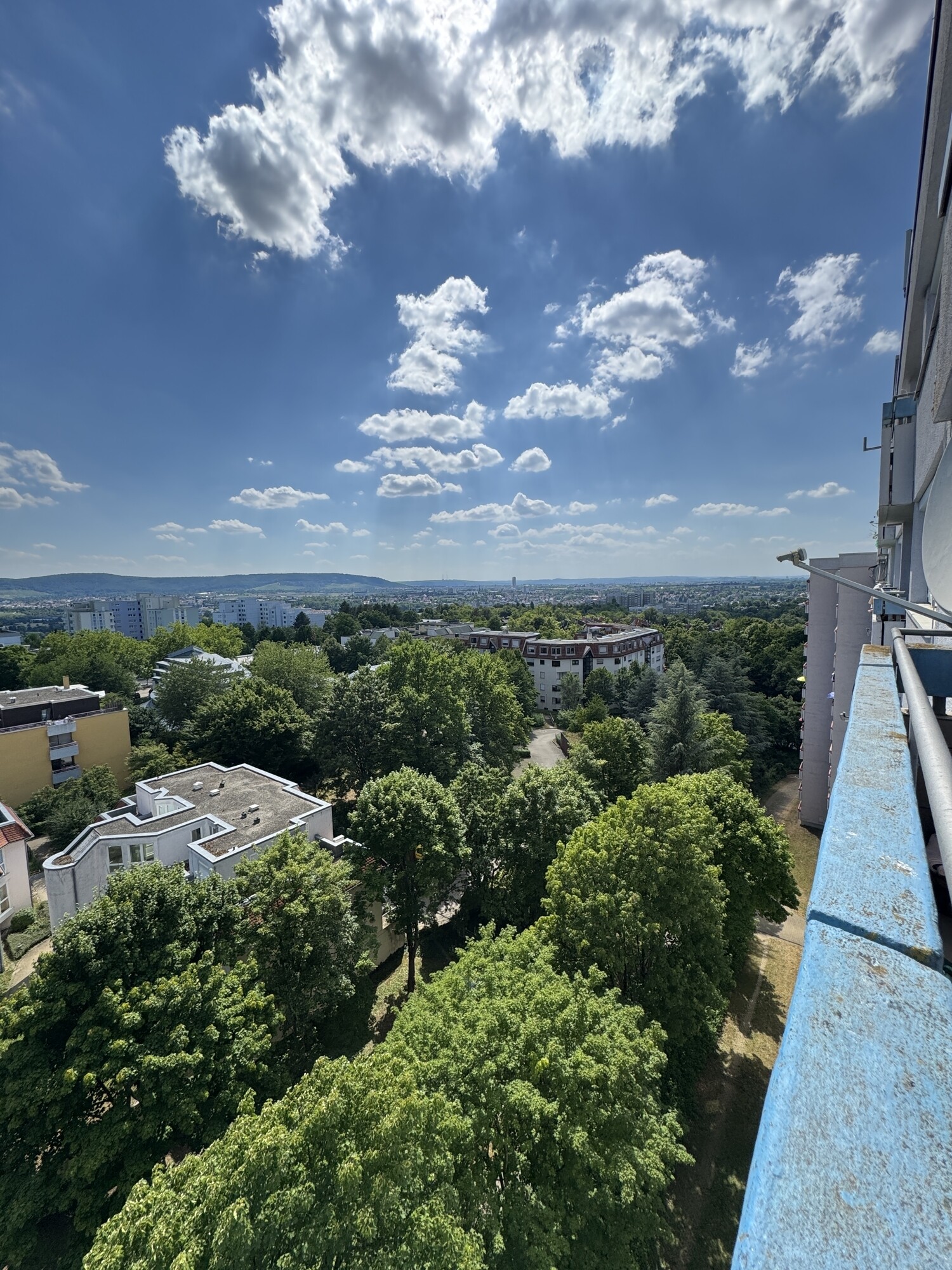 Aussicht vom Balkon