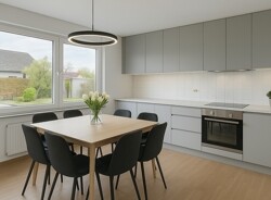 Wohnküche visualisiert mit KI