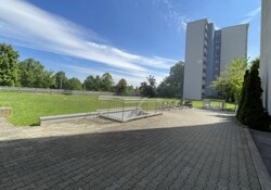Blick vom Hauseingang
