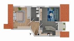 Grundriss möbliert