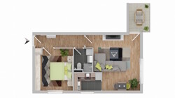 Grundriss möbliert