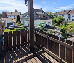 Überdachter Balkon