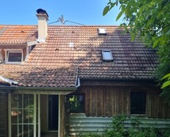 Haus Gartenseite Front