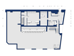 Gebäude-Bauplan-Zwischengeschoss