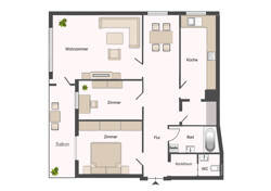 Grundriss Plan 1437
