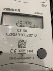 Zählerstand Heizung WHG 37 - 20230225