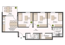 Grundriss  WG 