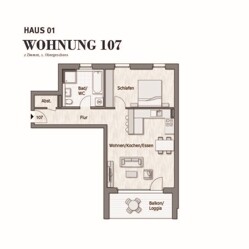 Grundriss WHG 107