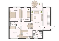 Grundriss Wohnung