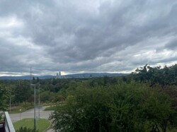 Aussicht vom Balkon