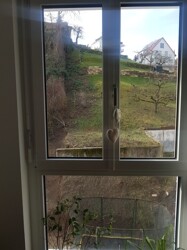 Arbeitszimmer mit Blick zum Garten