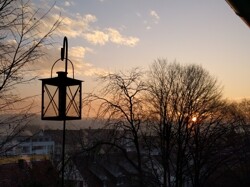 Blick vom Balkon