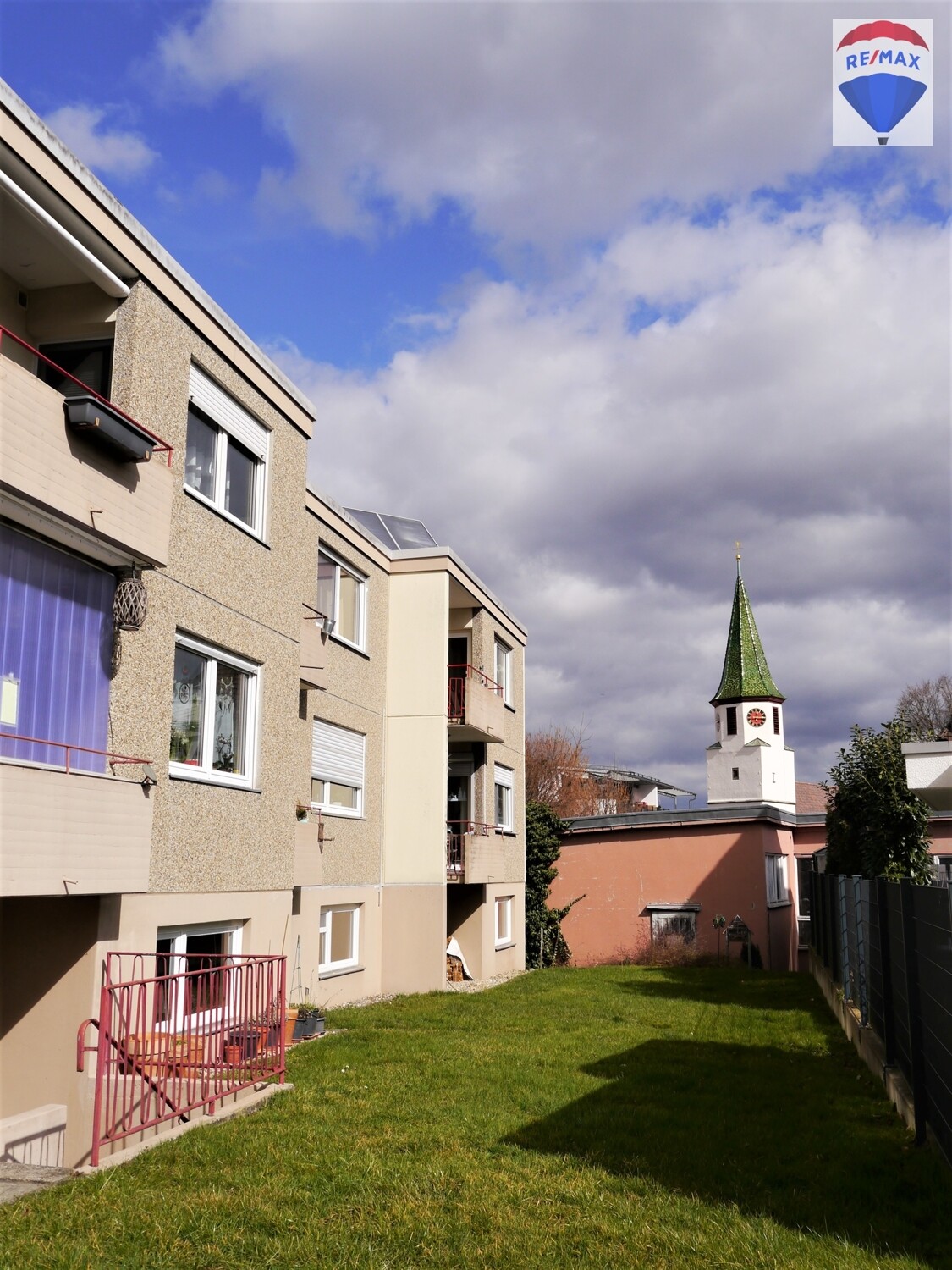 Rückansicht Balkon