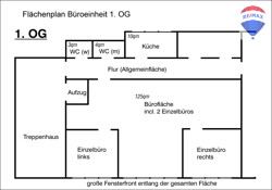 Büro_1OGklein_Flächenplan