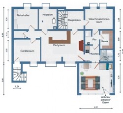 Grundriss Untergeschoss 