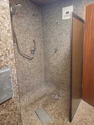 Dusche zur Sauna Untergeschoss 