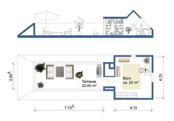 Dachterrasse Ausbaumöglichkeit