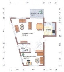 Grundriss Obergeschoss