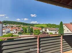 Blick vom Balkon