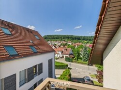 Aussicht vom Balkon