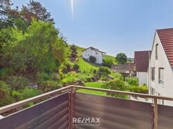 Blick vom Balkon