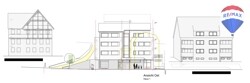 Bauplan Ansicht Ost