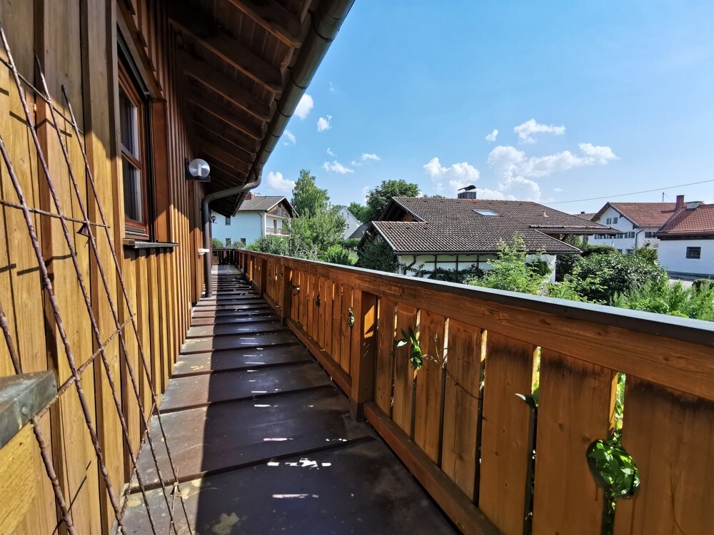 Ausblick vom Balkon