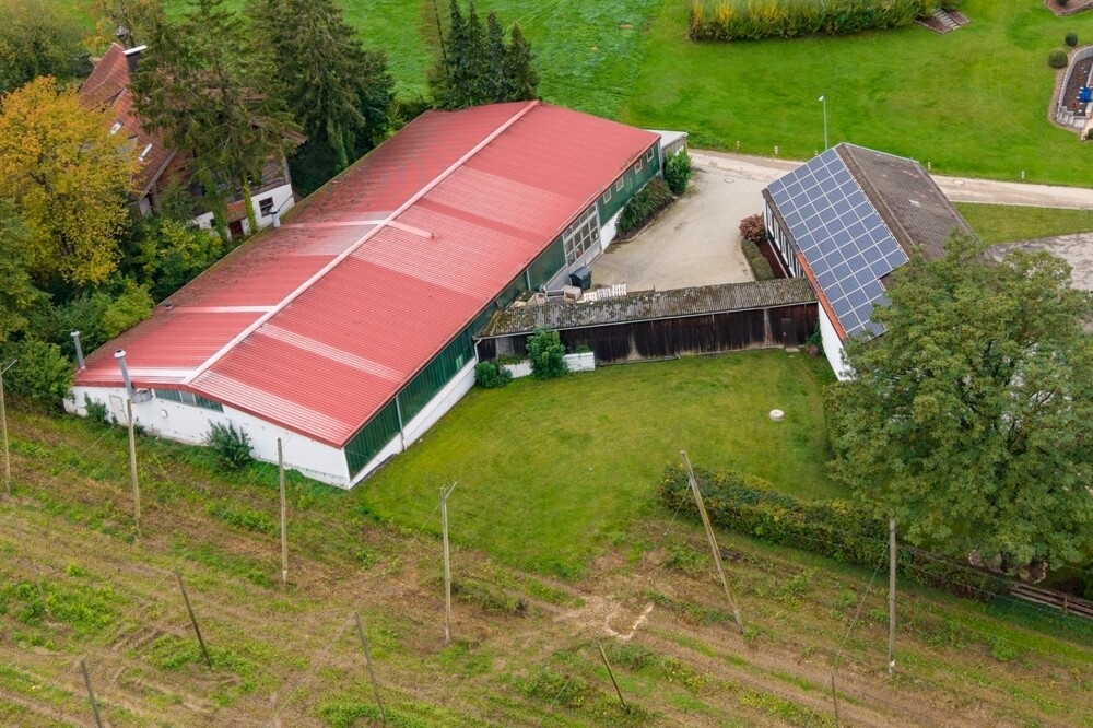 Verbindung Halle und Büro