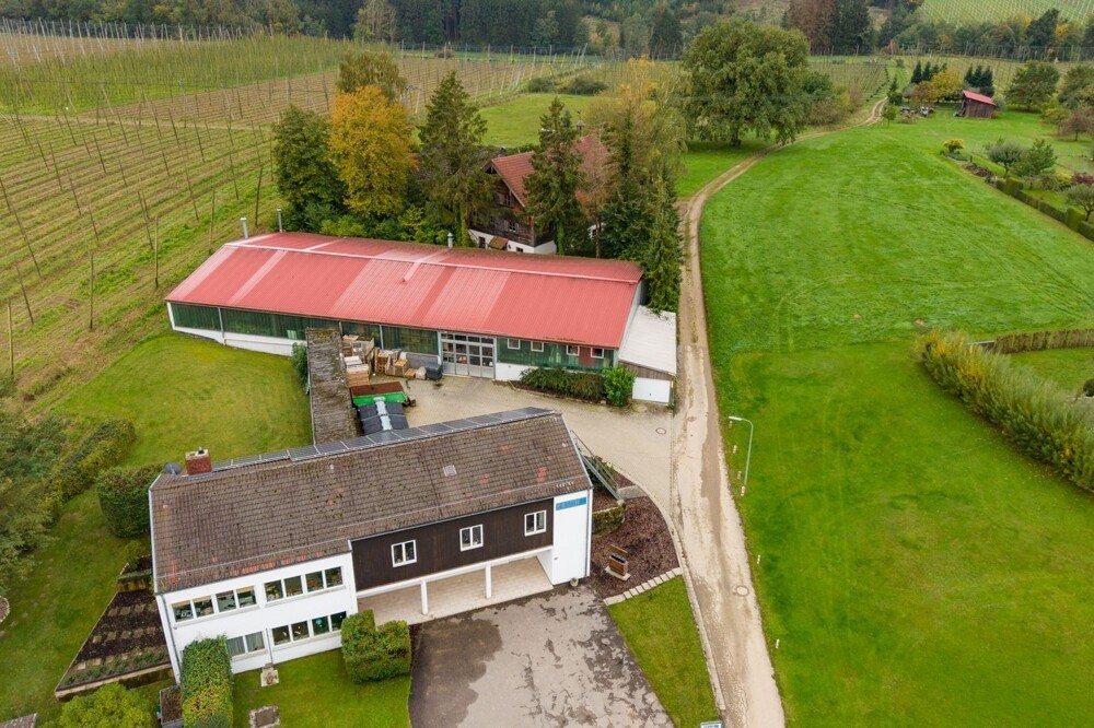 Halle und Büro