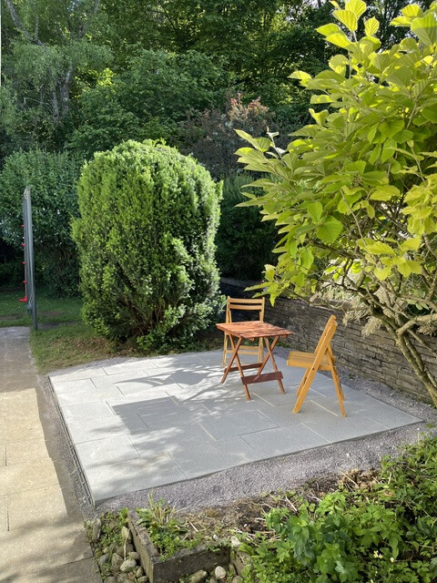 Die idyllische Terrasse