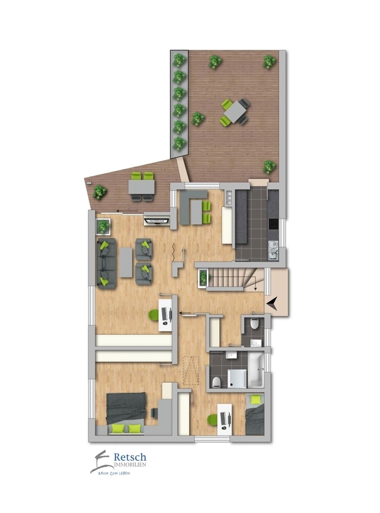 Grundriss Erdgeschoß