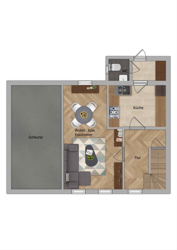 Grundriss Obergeschoss 