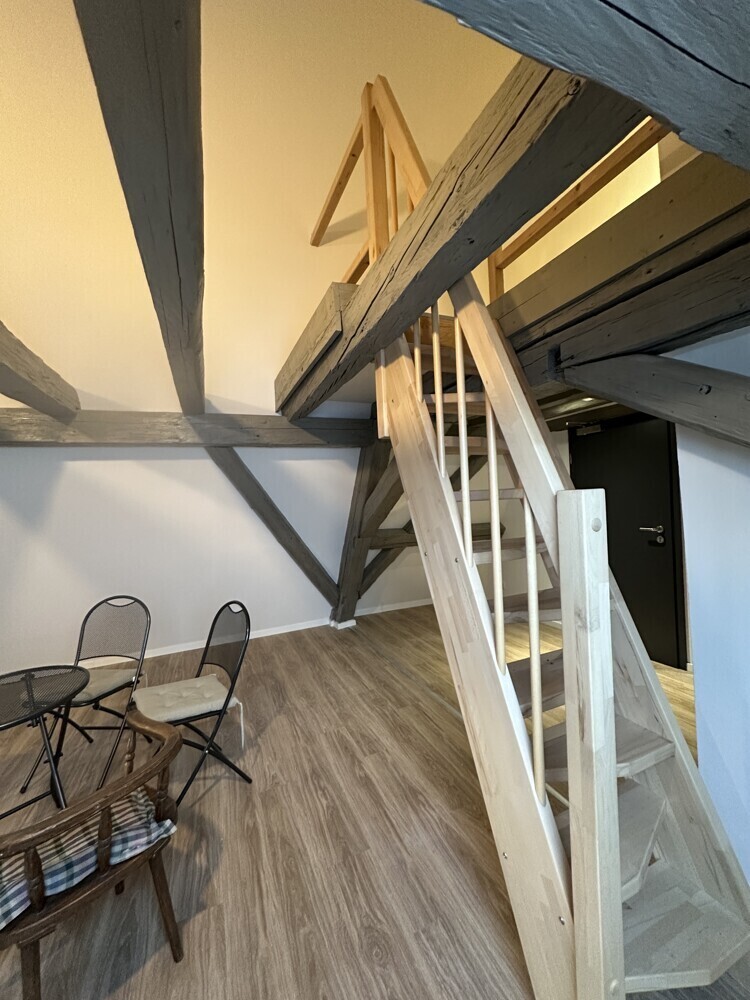 Treppe zur Galerie