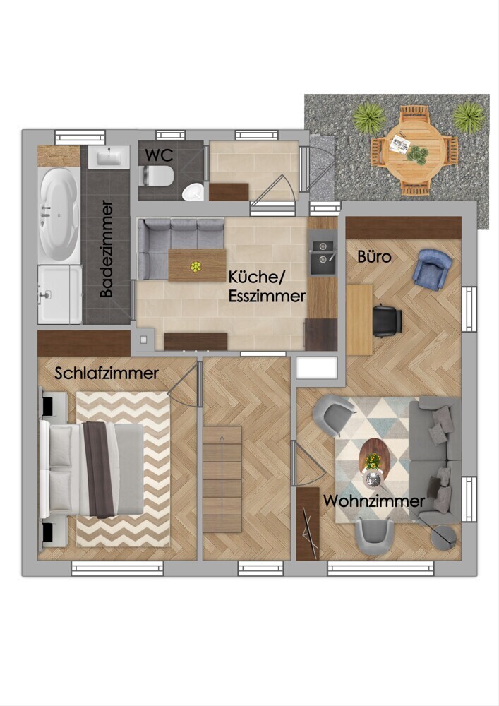 Grundriss 1. Obergeschoss